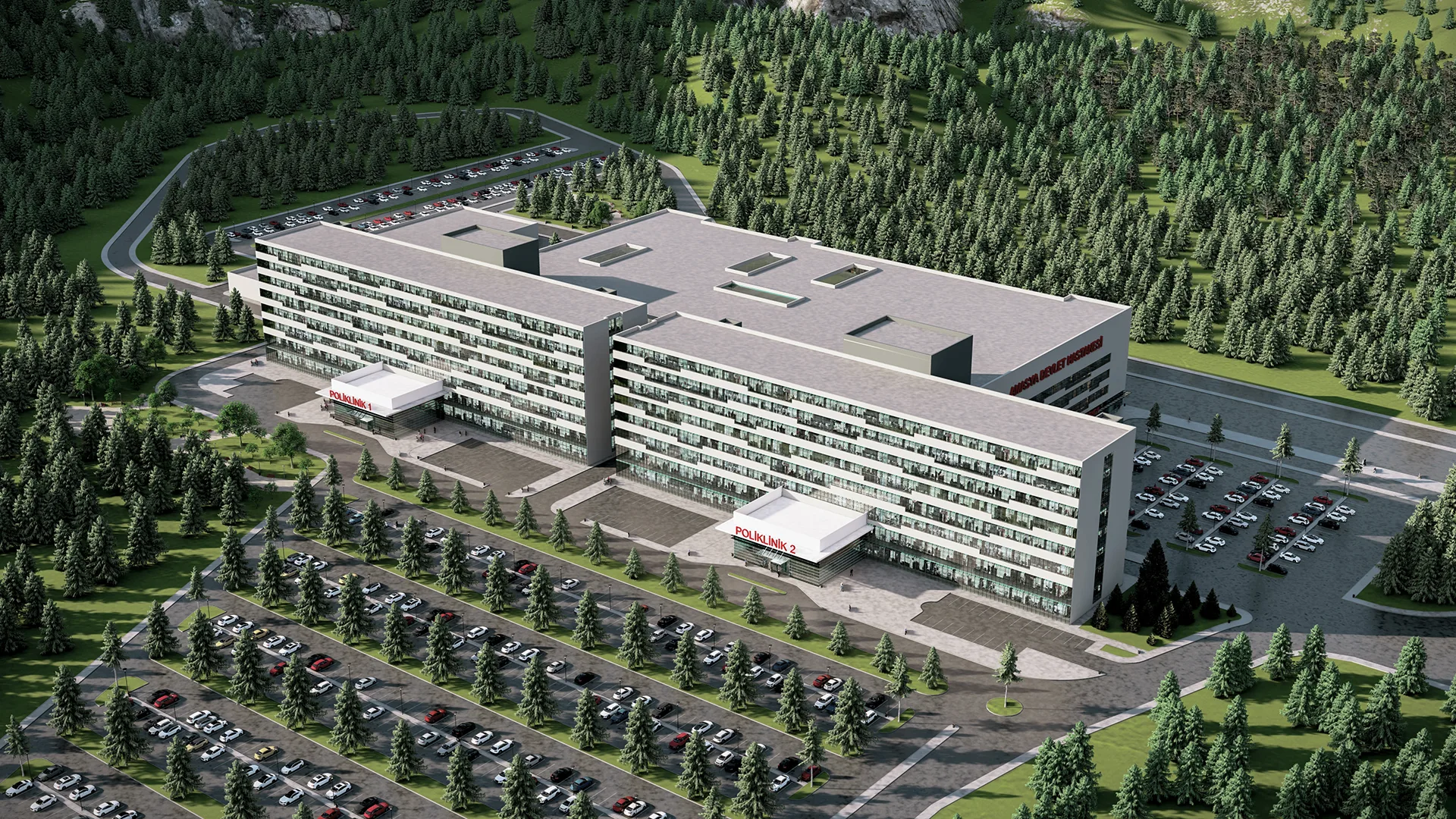 Amasya Devlet Hastanesi - Sağlık Tesisleri Projesi | Ofis317 Mimari Tasarım